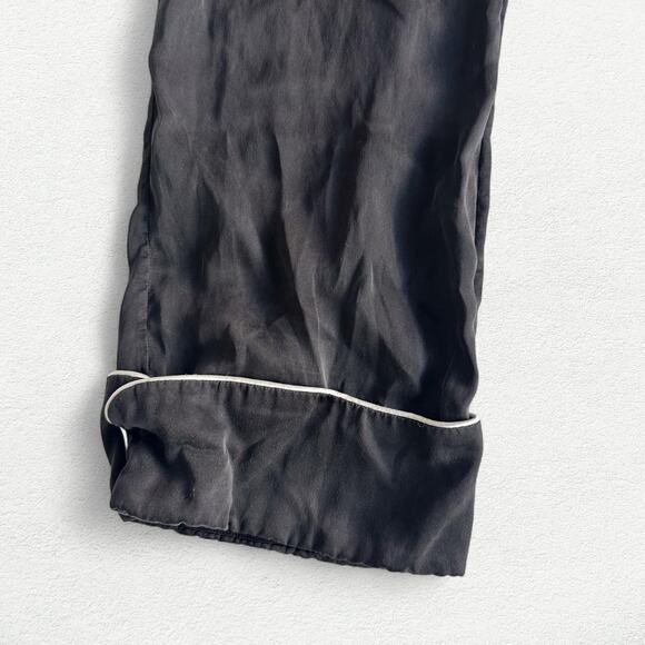 Noiri the Label Charlotte Silk Pajama Pants in Black - Picture 7 of 7